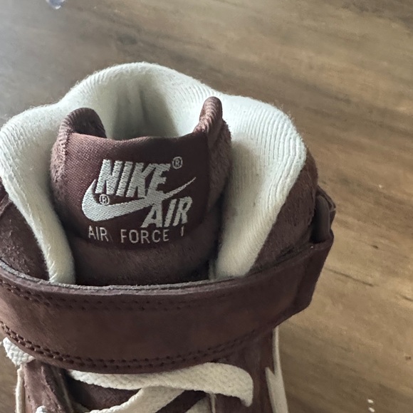 NIKE AF1 Mid Chocolate Suede | 10 | Air Force 1 - Picture 7 of 10